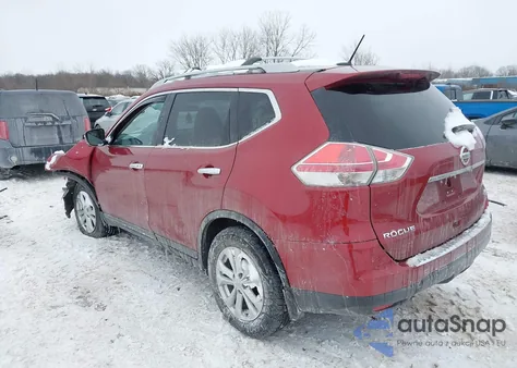 2016 Nissan Rogue Sv from USA, damaged, VIN 5N1AT2MV8GC846166